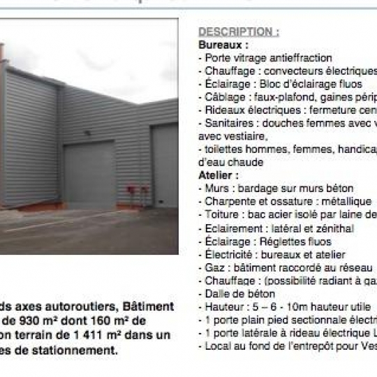  Annonces LYON 7EME : Local / Bureau | VILLEURBANNE (69100) | 930 m2 | 6 100 € 